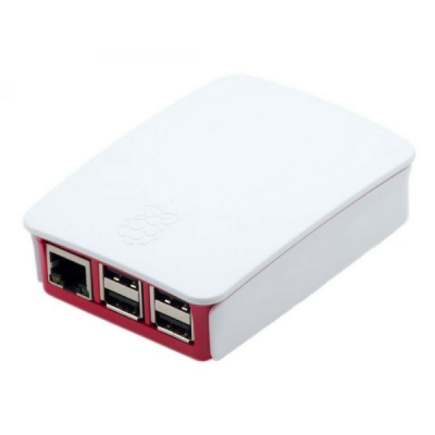 Raspberry PI-3 Case Original White & Red