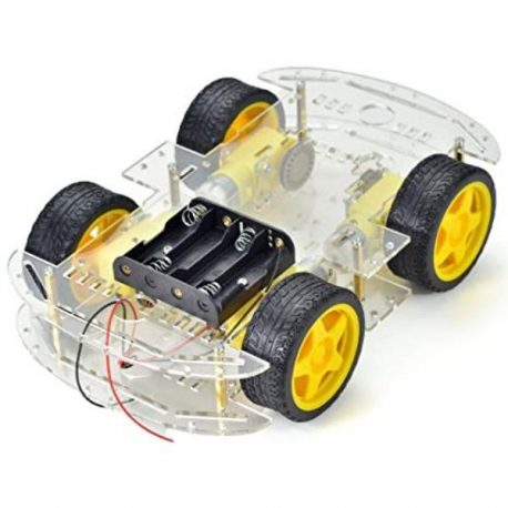 DIY Smart Car Transparent Chassis 4WD / Racing Car / Robot Car