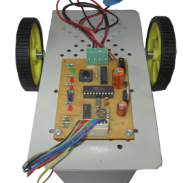 Black line follower using Microcontroller AT89C2051