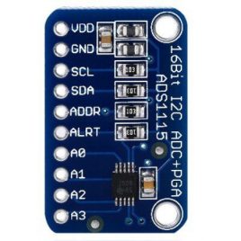 ADS1115 16-Bit ADC - 4 Channel with Programmable Gain Amplifier
