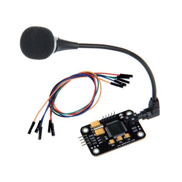 Speech Recognition Module with Microphone Serial Port Wire Recording Sensor