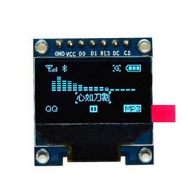 0.96" IIC/SPI Serial 128x64 OLED Display Module-7Pin