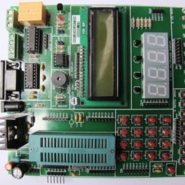 AVR Development Board with 16 x 2 LCD and Relay Module