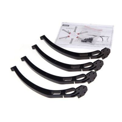 High Landing Gear for Quadcopter Multirotor Black