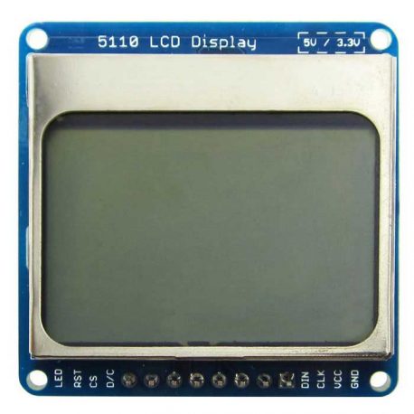 Nokia 5110 LCD Display Module With Blue Backlit for Arduino