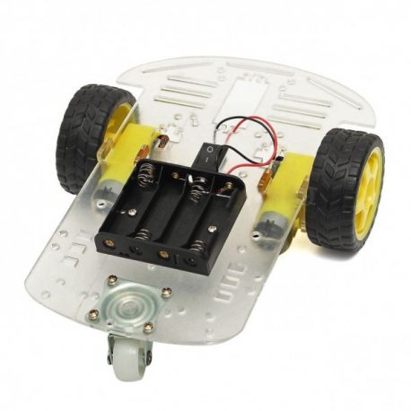 2WD Smart Motor Robot Car Chassis kit With Battery Box & Speed Encoder