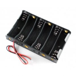 6 x AA Battery Holder For 9V Output