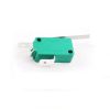 SPDT Momentary 3 Pins Long Lever Limit Micro Switch Green AC250/125V 16A