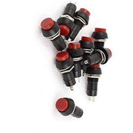 Round Red Push Button Switch/Push-On