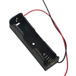 Black Plastic Storage Box Case Holder For Battery 1 x 18650 Cell Box