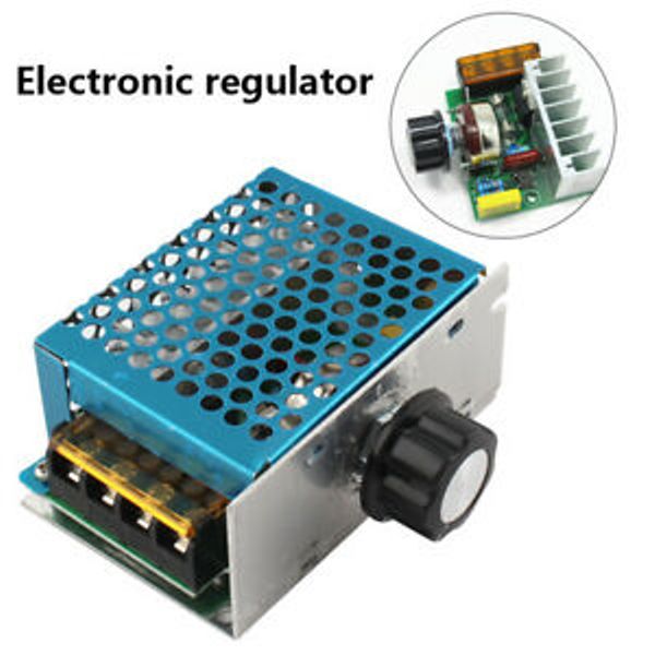 SCR Voltage Regulator Dimmer 4000W 220V AC Power Regulator Motor Speed Controls