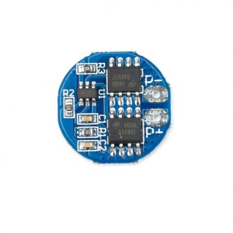 HX-2S-A2 Circular 2S 8.4V BMS 18650 Lithium Battery Protection Board