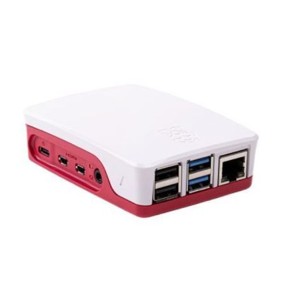 Official Raspberry Pi 4 Case-Red-White