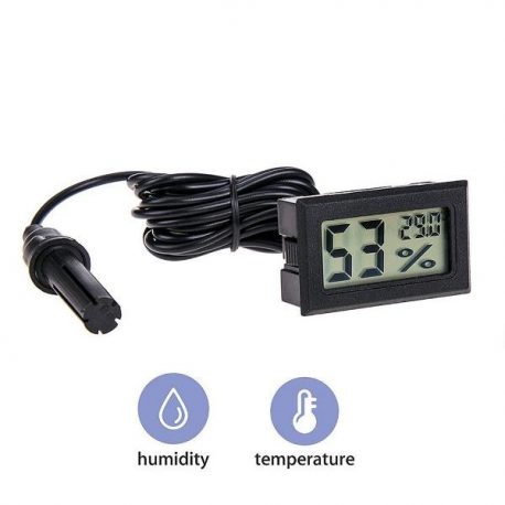 Thermohygrometer LCD Digital Thermometer Incubator With Humidity