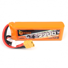 Orange 2200mAh 3S 40C Lithium Polymer Battery Pack