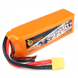 Orange 2200mah 4S 40C/80C Lithium Polymer Battery Pack