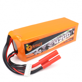 Orange 4200mAh 6S 35C/70C Lithium Polymer Battery Pack
