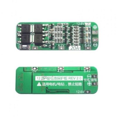 3S 20A 18650 Lithium Battery Protection Board 11.1V 12V 12.6V