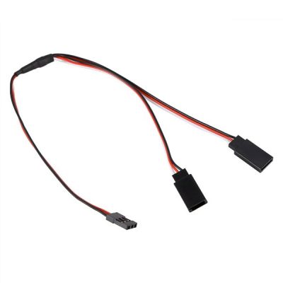 Y-Type Servo Extension Wire 1JR Male To 2 Futaba Female