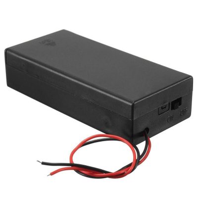 18650 Battery Box With Cover 7.4V Battery Holder With Switch
