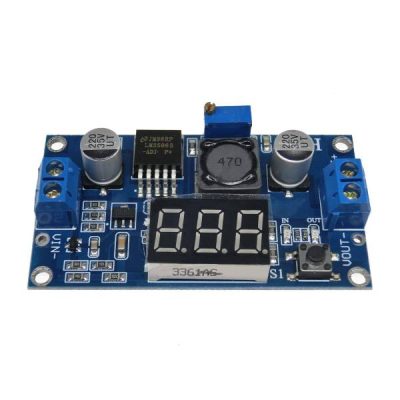 LM2596 Step-down Power Converter Module With LED Voltmeter
