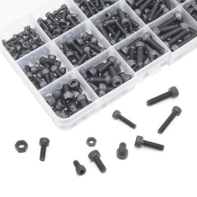 Hex Socket Alloy Steel Black Screw and Nuts Grade 12.9 Black