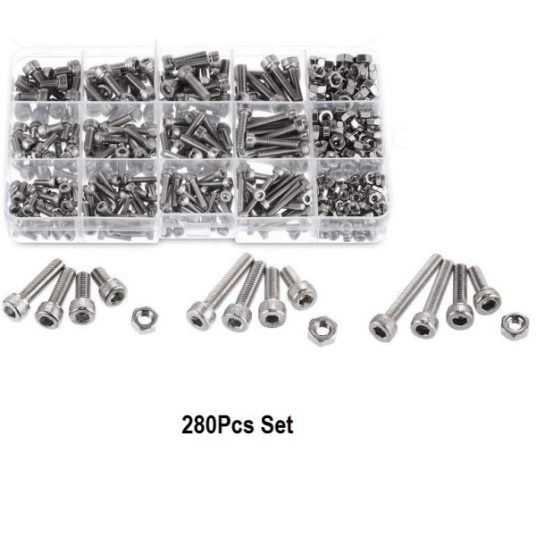 Hex Socket Screw and Nuts Stainless Steel SS304