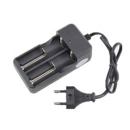 Li-ion Battery Charger Universal Dual 3.7V with AC Cord