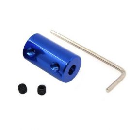 Blue Aluminum Alloy Coupling 5x5MM For 3D Printers & CNC Machines