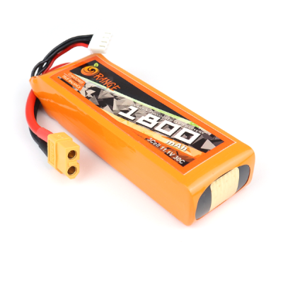 Orange 11.1V 1800mAh 30C 3S Lithium Polymer Battery Pack