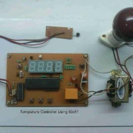 Temperature Controller Project using microcontroller