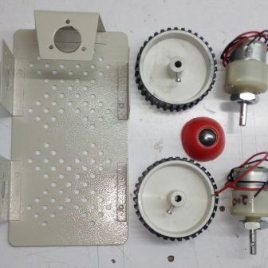Robotic platform two wheel with gear motors