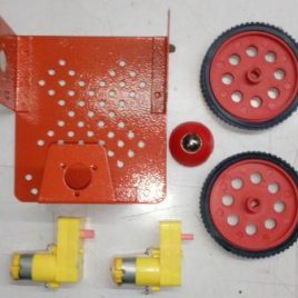 Robotic platform two wheel with gear motors